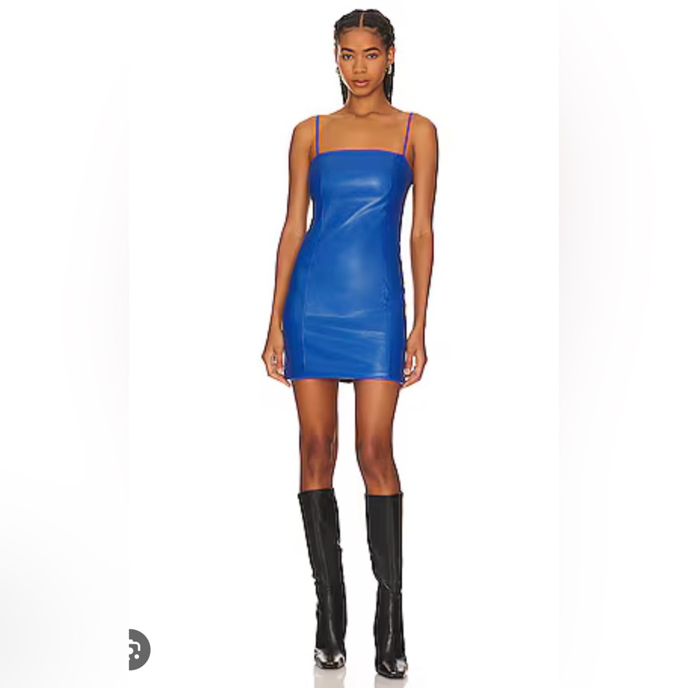 LBLC The Label Vibrant Blue Mini Dress